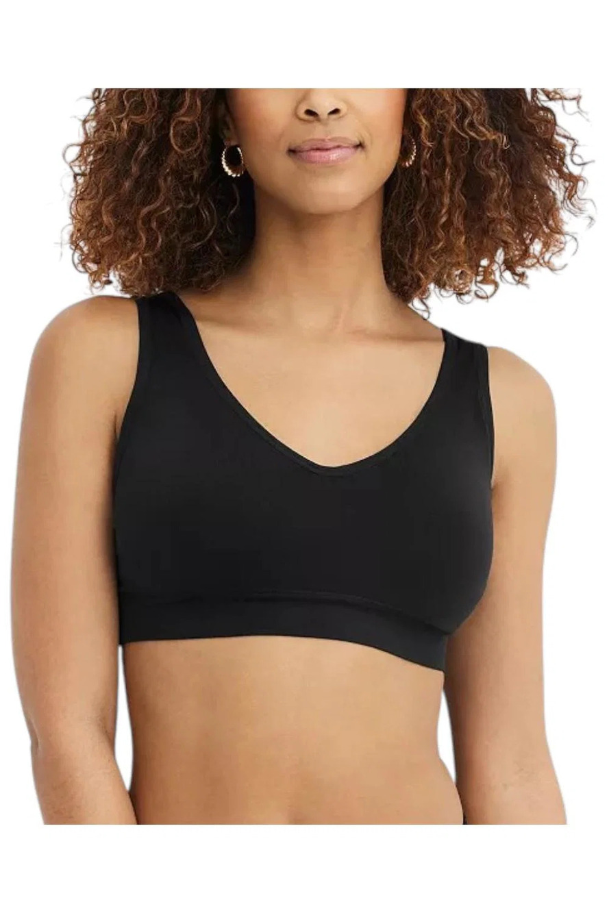 Jockey Seamfree Back Smoothing Bra Black - Regular